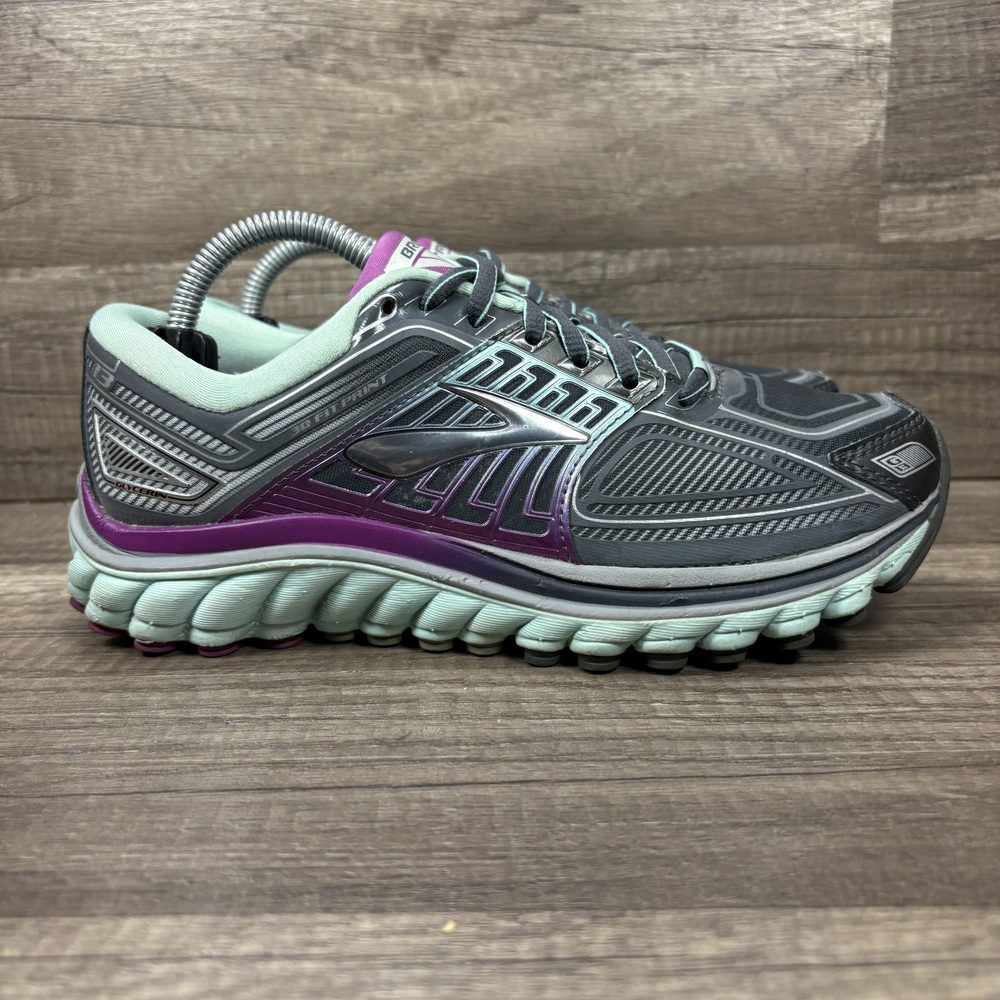 Brooks Glycerin 19 Gray Green Womens US Size 6 1201971B070 Running Shoes